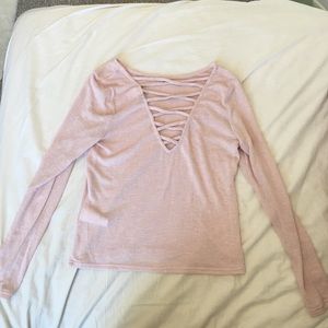 H&M Pink Long Sleeve Top